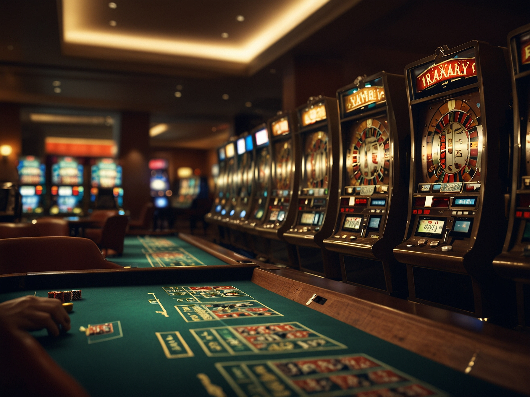 Selection of casino games on platform