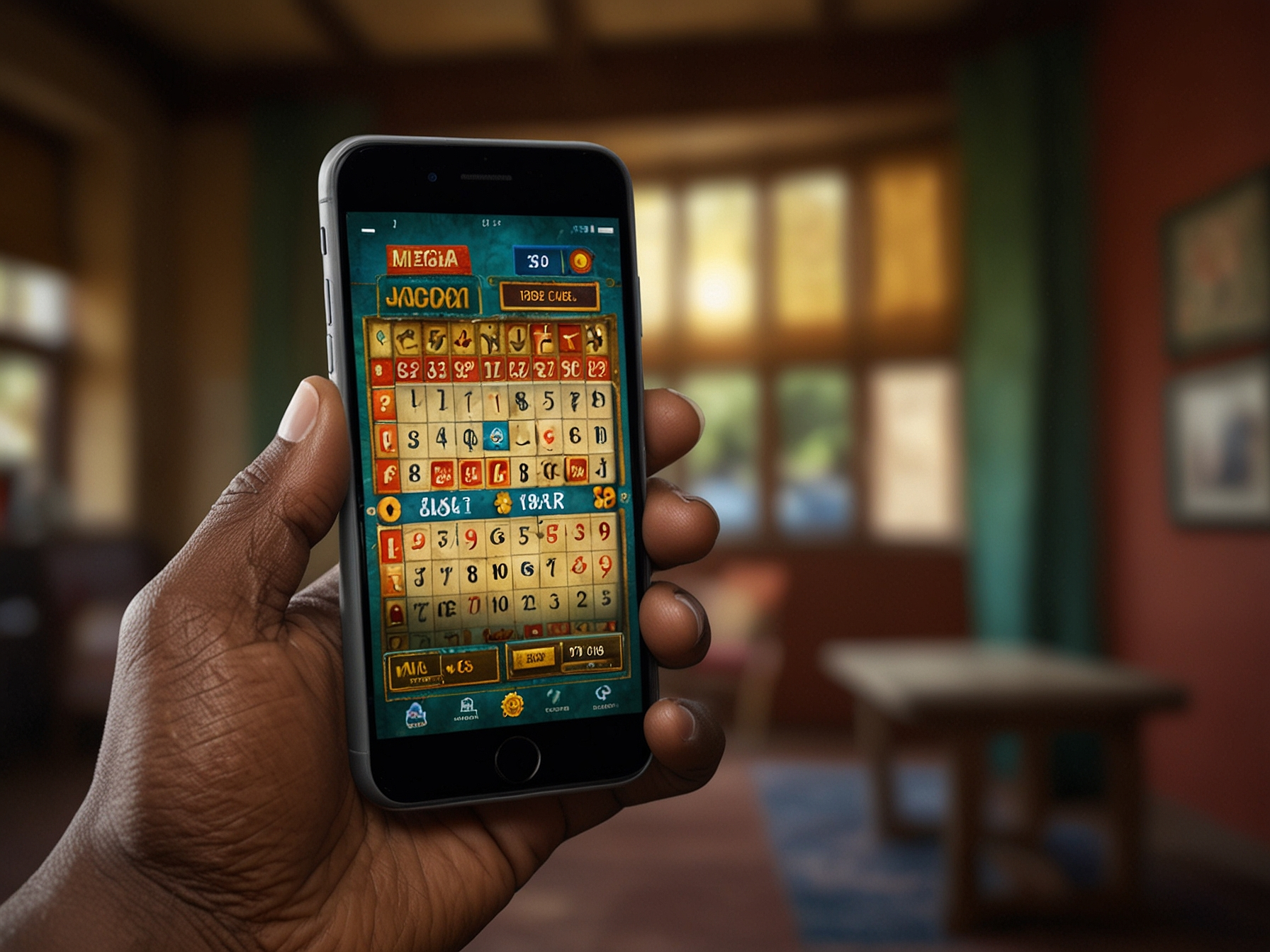 Mobile web version of Mega Jackpot Pro